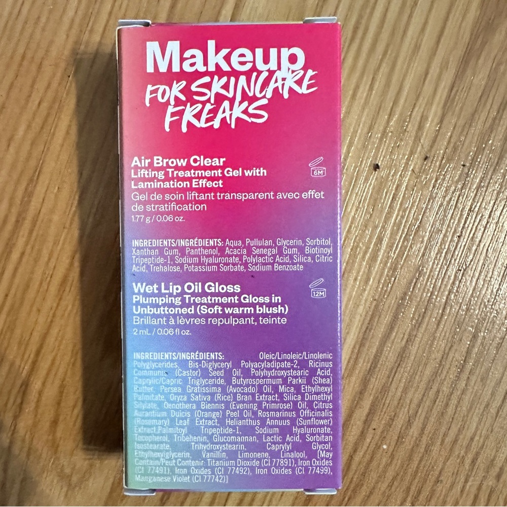 Kosas Wet Lip Oil Gloss Unbuttoned & Air Brow Clear Sephora Beauty Insider - Picture 2 of 2